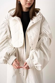 Amazon | [エミ] 撥水レイヤードモッズコート 13WFC251002